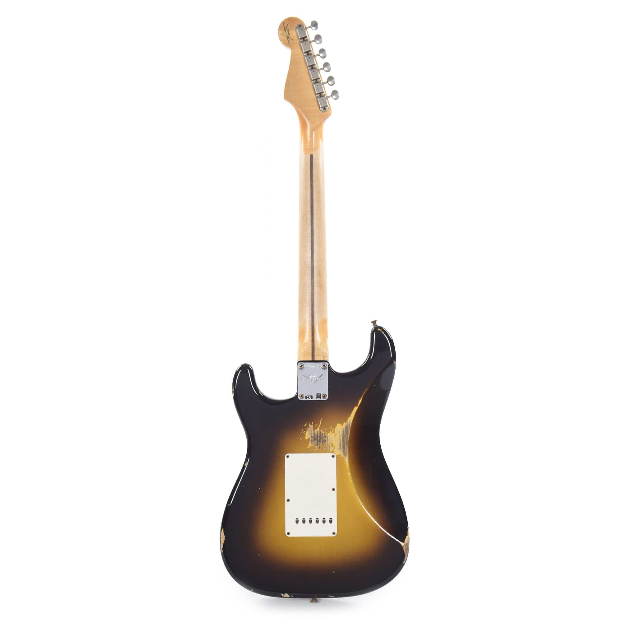 Fender Custom Shop Time Machine 1957 Stratocaster Relic Wide-Fade 2-Color Sunburst Electric Guitars / Solid Body