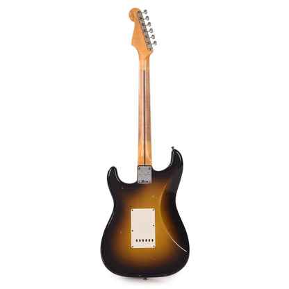Fender Custom Shop Time Machine 1957 Stratocaster Relic Wide-Fade 2-Color Sunburst Electric Guitars / Solid Body