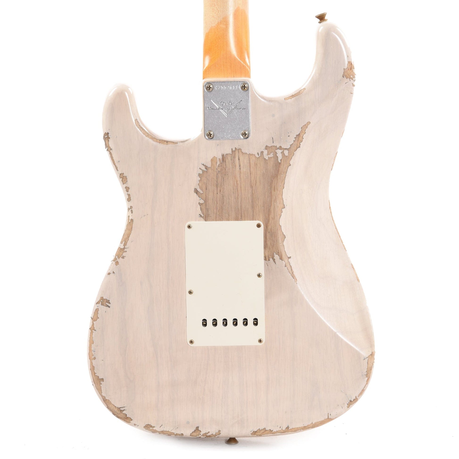 Fender Custom Shop Time Machine 1959 Stratocaster Heavy Relic Aged White Blonde Electric Guitars / Solid Body