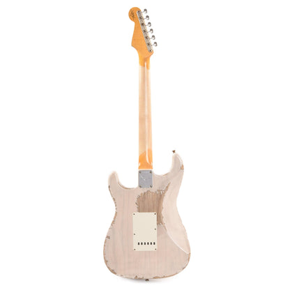 Fender Custom Shop Time Machine 1959 Stratocaster Heavy Relic Aged White Blonde Electric Guitars / Solid Body