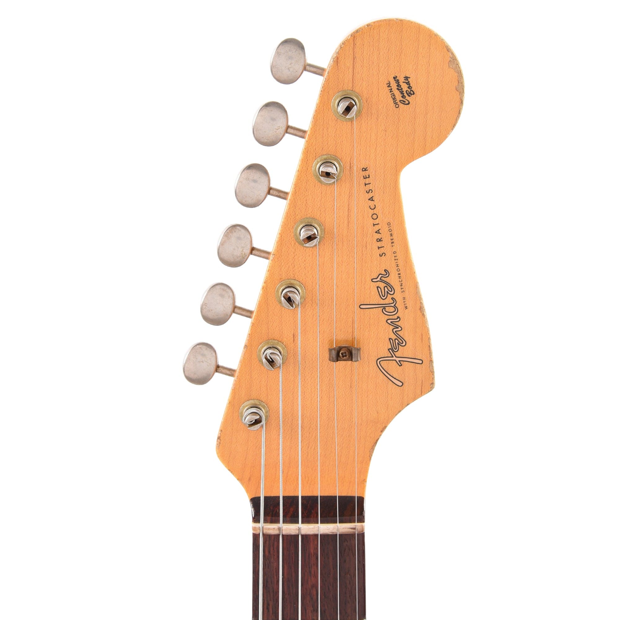 Fender Custom Shop Time Machine 1959 Stratocaster Heavy Relic Aged White Blonde Electric Guitars / Solid Body