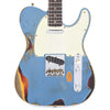 Fender Custom Shop Time Machine 1960 Telecaster Custom Relic Aged Lake Placid Blue Over Chocolate 3-Color Sunburst Electric Guitars / Solid Body