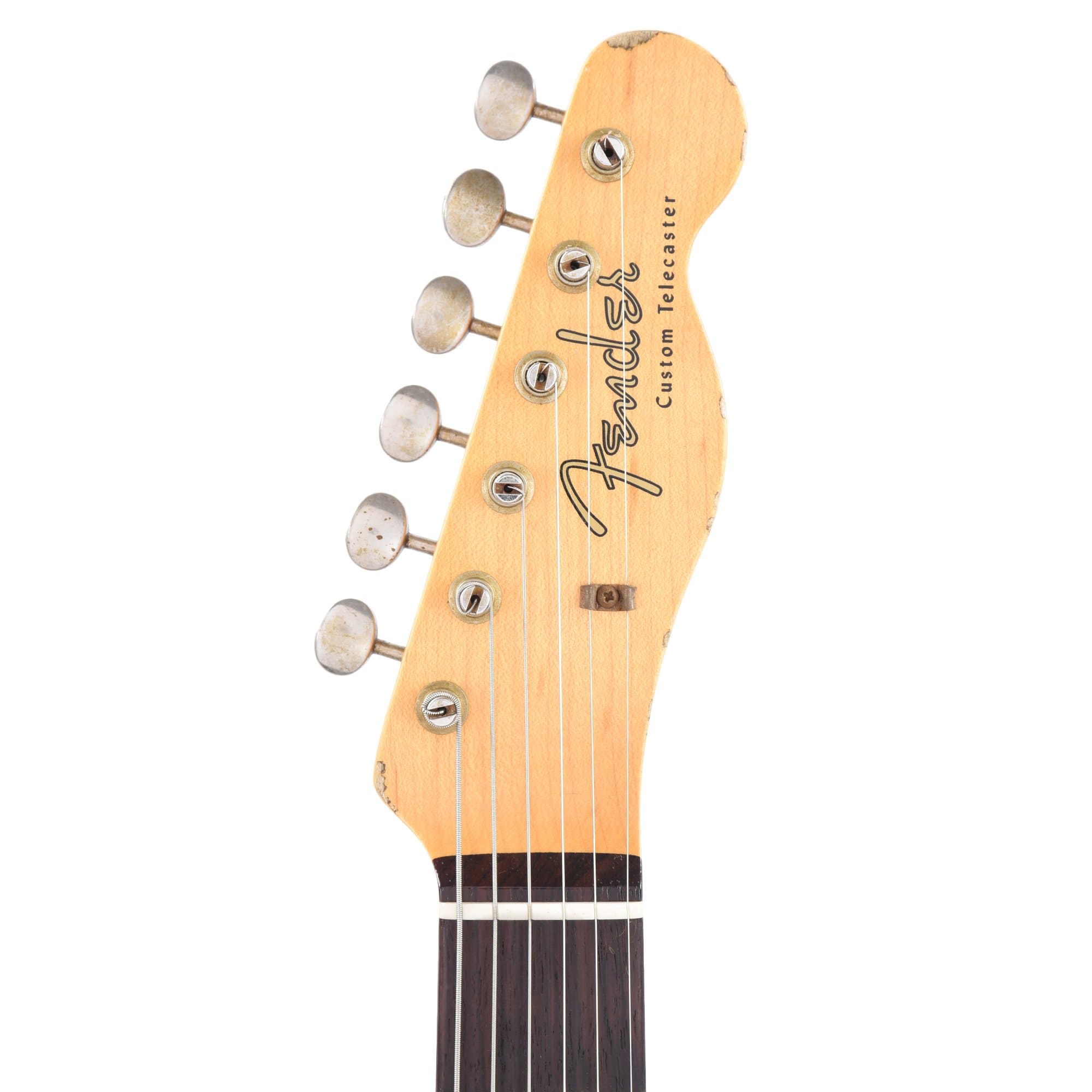 Fender Custom Shop Time Machine 1960 Telecaster Custom Relic Aged Lake Placid Blue Over Chocolate 3-Color Sunburst Electric Guitars / Solid Body