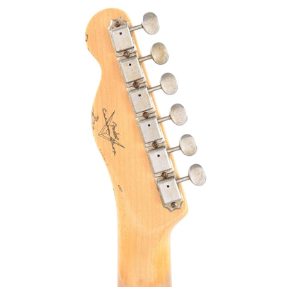 Fender Custom Shop Time Machine 1960 Telecaster Custom Relic Aged Lake Placid Blue Over Chocolate 3-Color Sunburst Electric Guitars / Solid Body