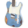 Fender Custom Shop Time Machine 1960 Telecaster Custom Relic Aged Lake Placid Blue Over Chocolate 3-Color Sunburst Electric Guitars / Solid Body