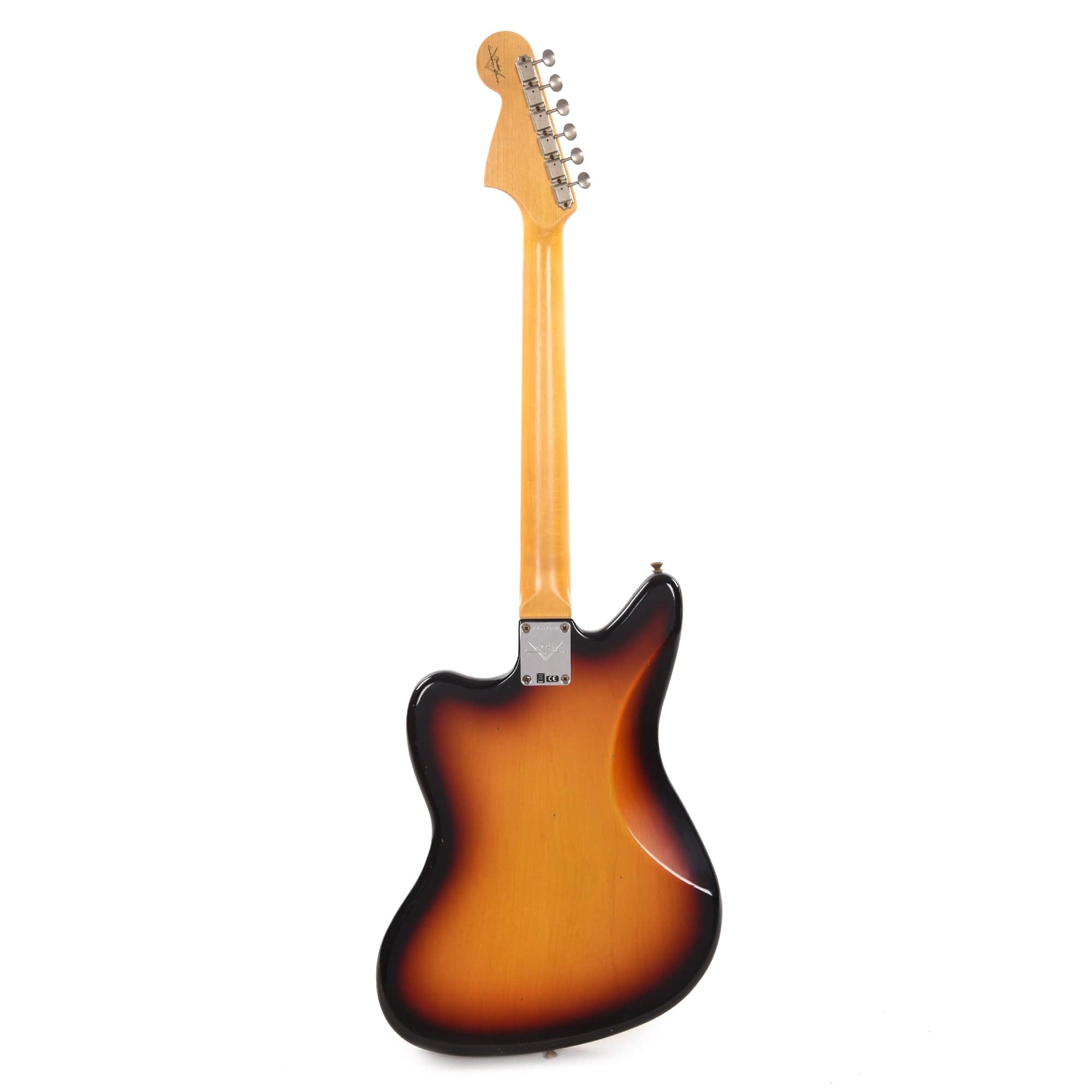Fender Custom Shop Time Machine 1963 Jaguar Journeyman 3-Color Sunburst Electric Guitars / Solid Body