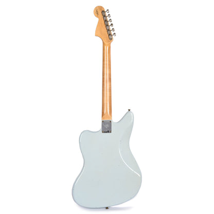 Fender Custom Shop Time Machine 1963 Jaguar Journeyman Super Faded Aged Sonic Blue Electric Guitars / Solid Body