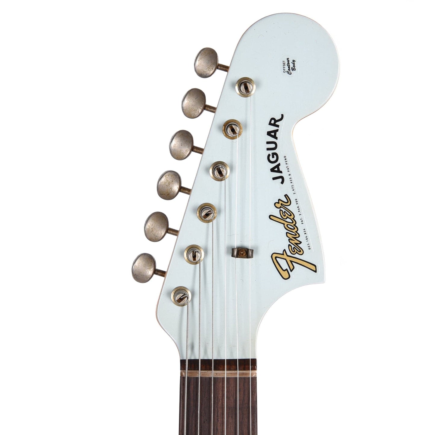 Fender Custom Shop Time Machine 1963 Jaguar Journeyman Super Faded Aged Sonic Blue Electric Guitars / Solid Body