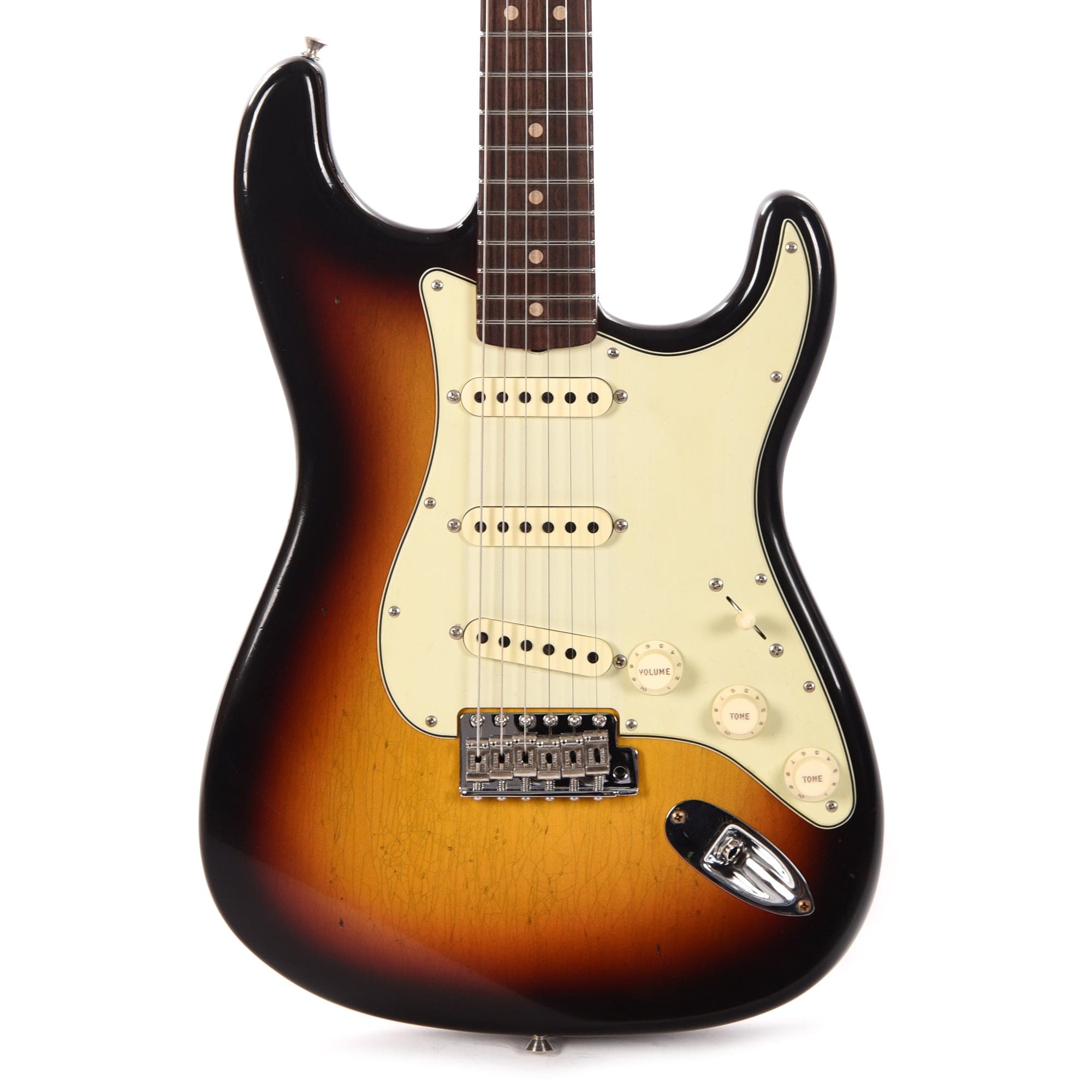 Fender Custom Shop Time Machine 1963 Stratocaster Journeyman 3-Color Sunburst Electric Guitars / Solid Body