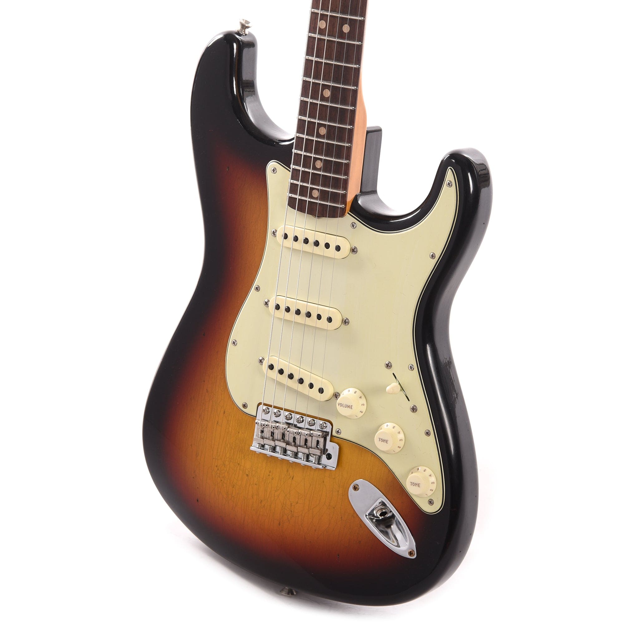 Fender Custom Shop Time Machine 1963 Stratocaster Journeyman 3-Color Sunburst Electric Guitars / Solid Body