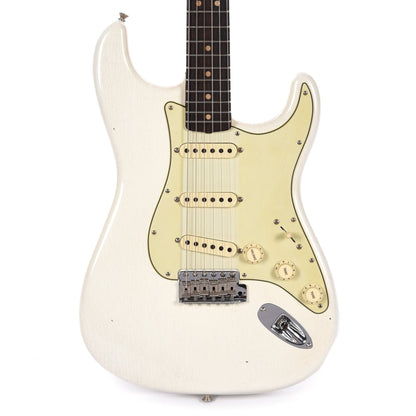Fender Custom Shop Time Machine 1963 Stratocaster Journeyman Aged Olympic White w/CC Hardware Electric Guitars / Solid Body