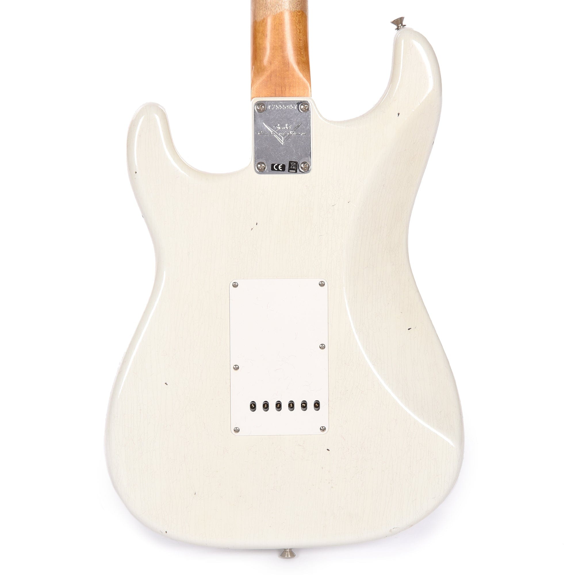 Fender Custom Shop Time Machine 1963 Stratocaster Journeyman Aged Olympic White w/CC Hardware Electric Guitars / Solid Body