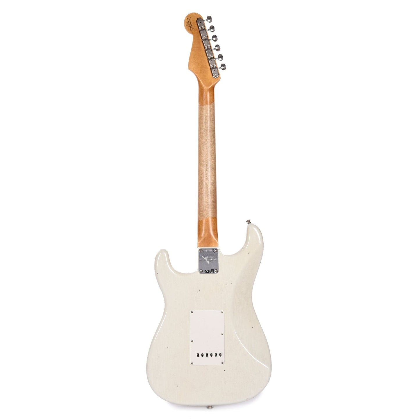 Fender Custom Shop Time Machine 1963 Stratocaster Journeyman Aged Olympic White w/CC Hardware Electric Guitars / Solid Body
