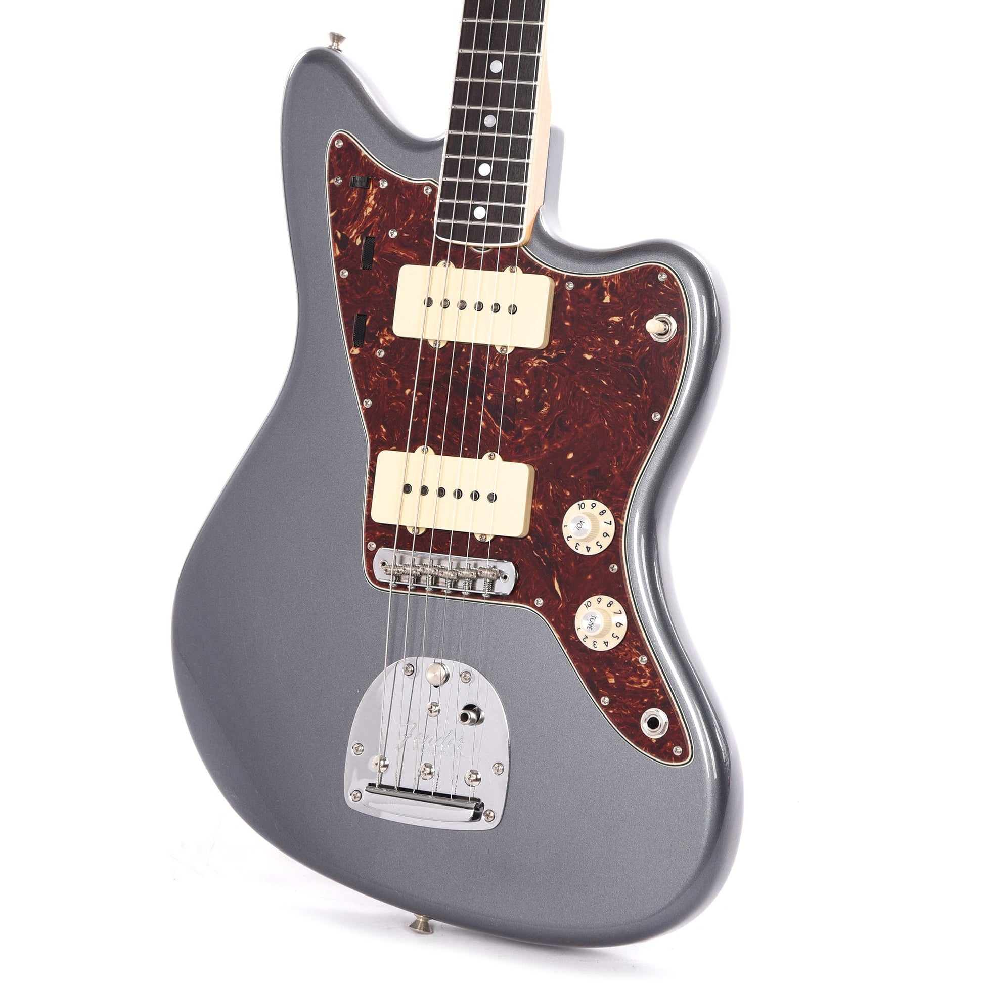 Fender Custom Shop Time Machine 1966 Jazzmaster Deluxe Closet Classic Aged Charcoal Frost Metallic Electric Guitars / Solid Body