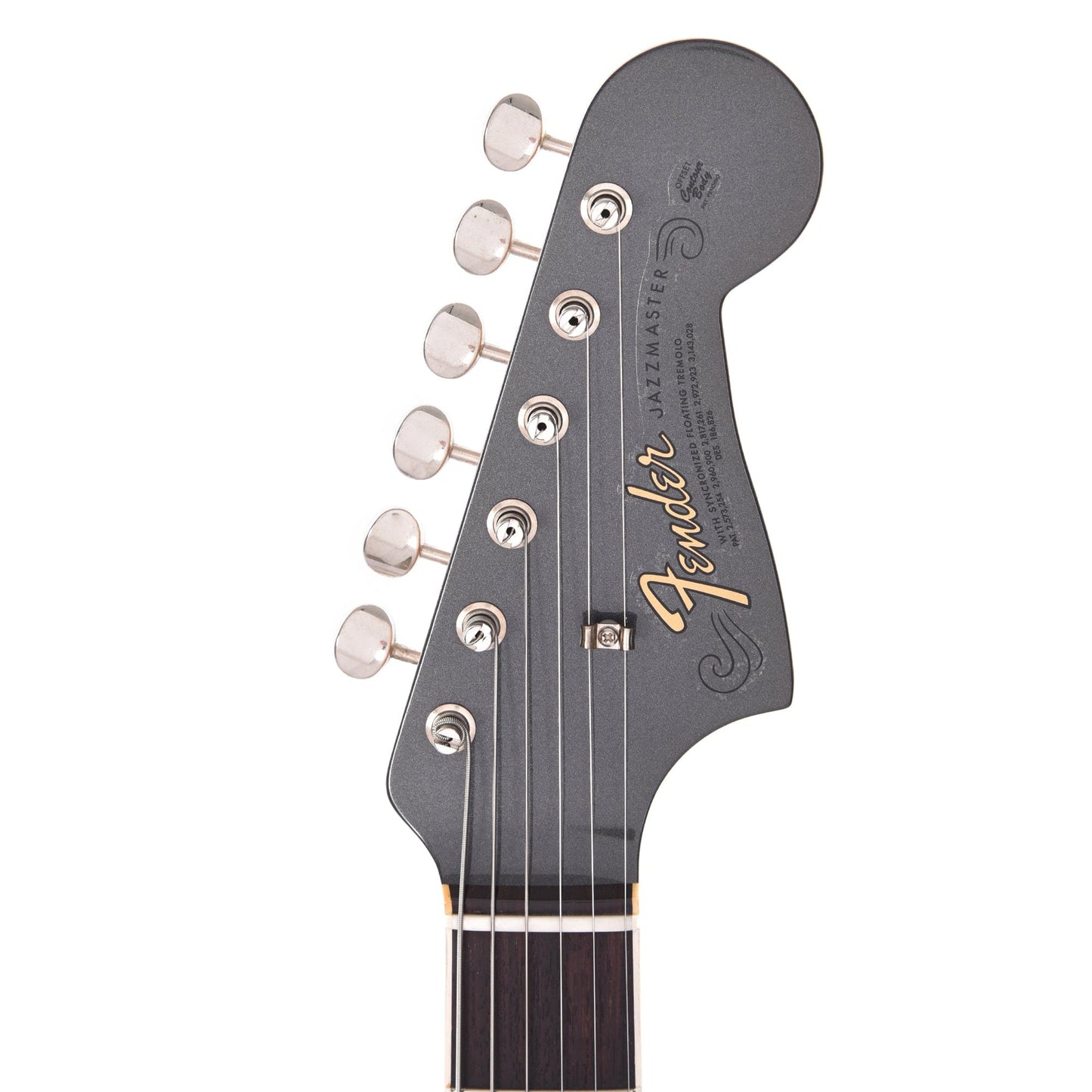 Fender Custom Shop Time Machine 1966 Jazzmaster Deluxe Closet Classic Aged Charcoal Frost Metallic Electric Guitars / Solid Body