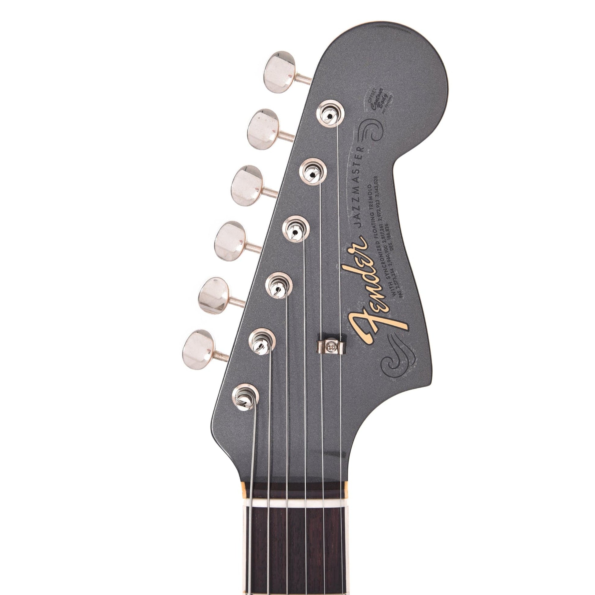 Fender Custom Shop Time Machine 1966 Jazzmaster Deluxe Closet Classic Aged Charcoal Frost Metallic Electric Guitars / Solid Body