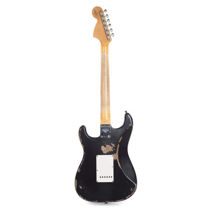Fender Custom Shop Time Machine 1967 Stratocaster Heavy Relic Aged Black Electric Guitars / Solid Body