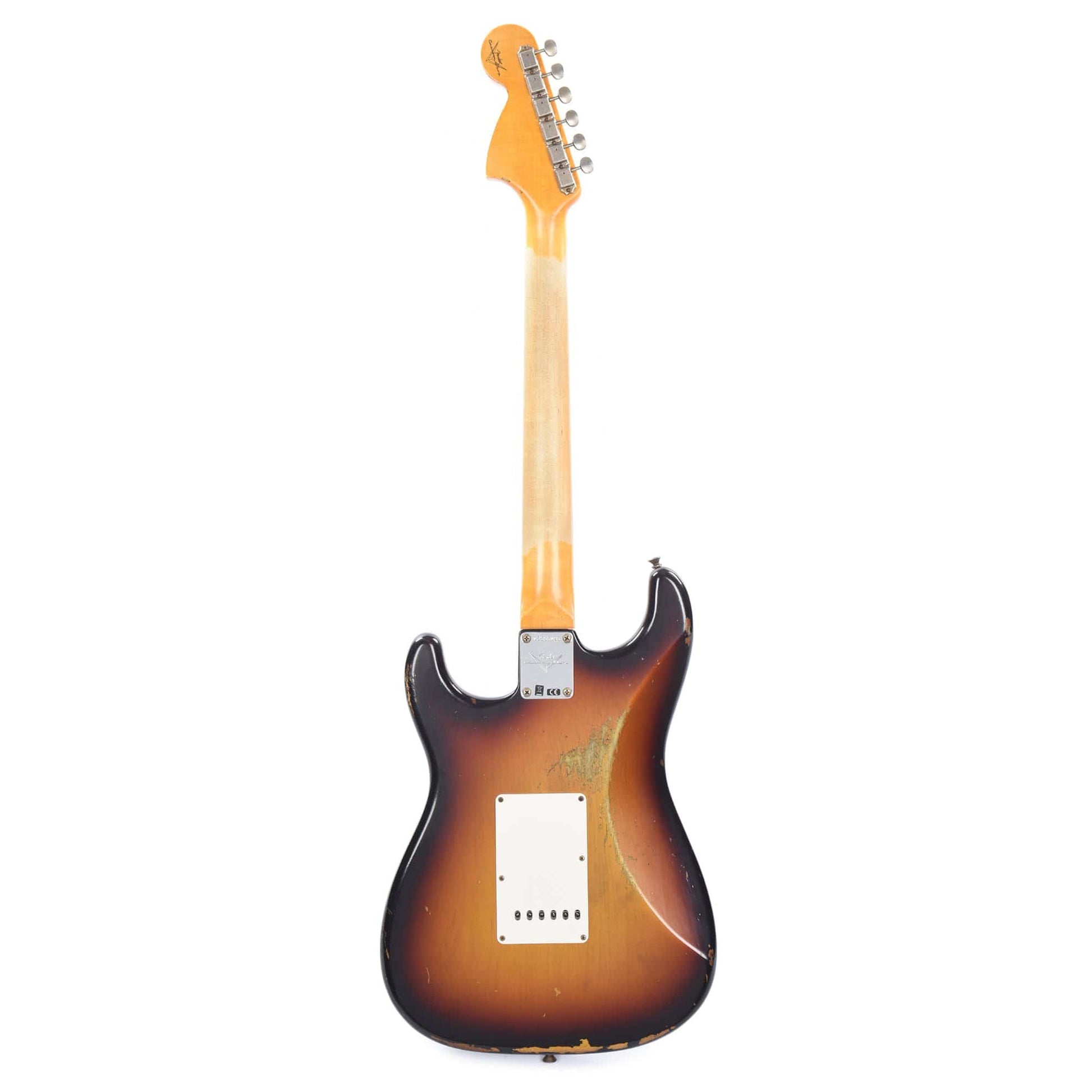 Fender Custom Shop Time Machine 1967 Stratocaster Heavy Relic Faded Aged 3-Color Sunburst Electric Guitars / Solid Body