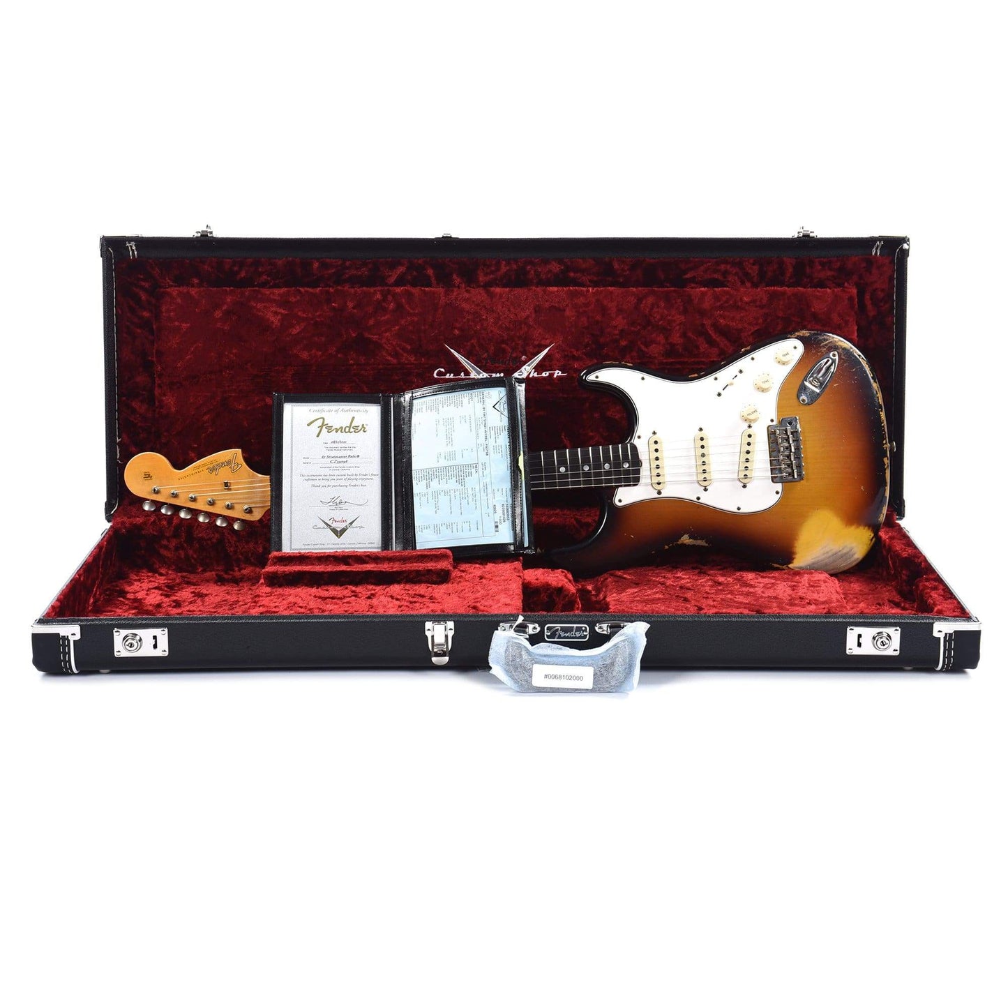 Fender Custom Shop Time Machine 1967 Stratocaster Heavy Relic Faded Aged 3-Color Sunburst Electric Guitars / Solid Body
