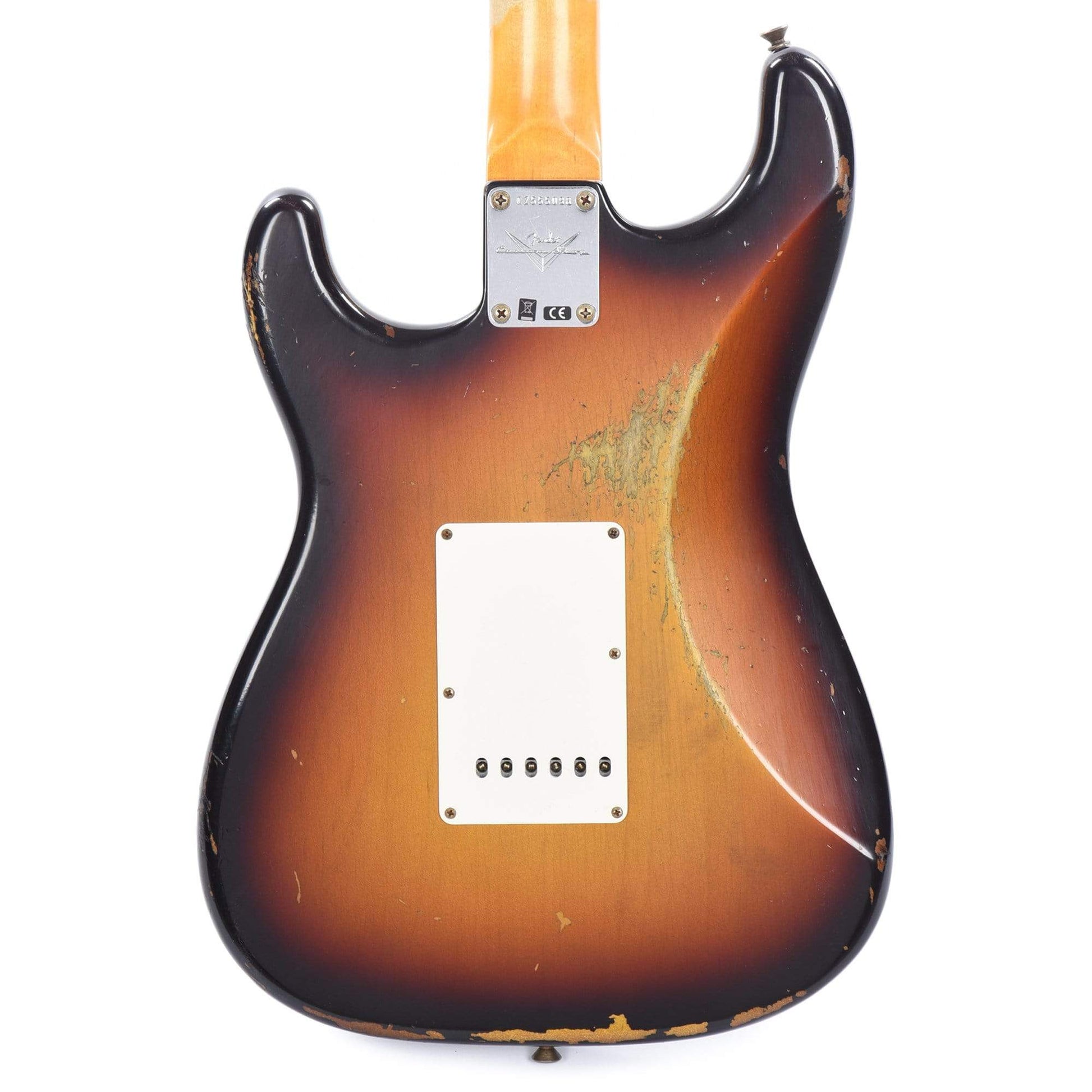 Fender Custom Shop Time Machine 1967 Stratocaster Heavy Relic Faded Aged 3-Color Sunburst Electric Guitars / Solid Body