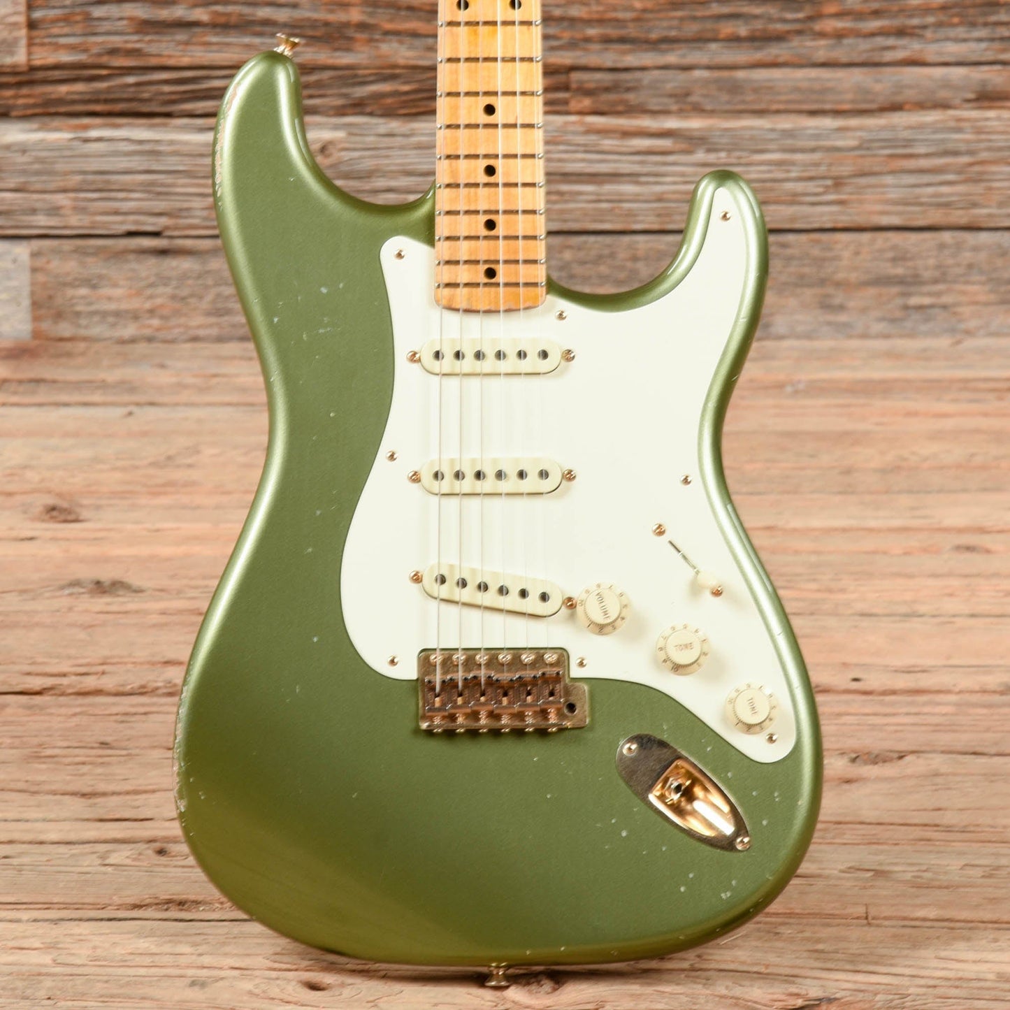 Fender Custom Shop Todd Krause Master Design 50s Relic Stratocaster Moss Green 2014 Electric Guitars / Solid Body