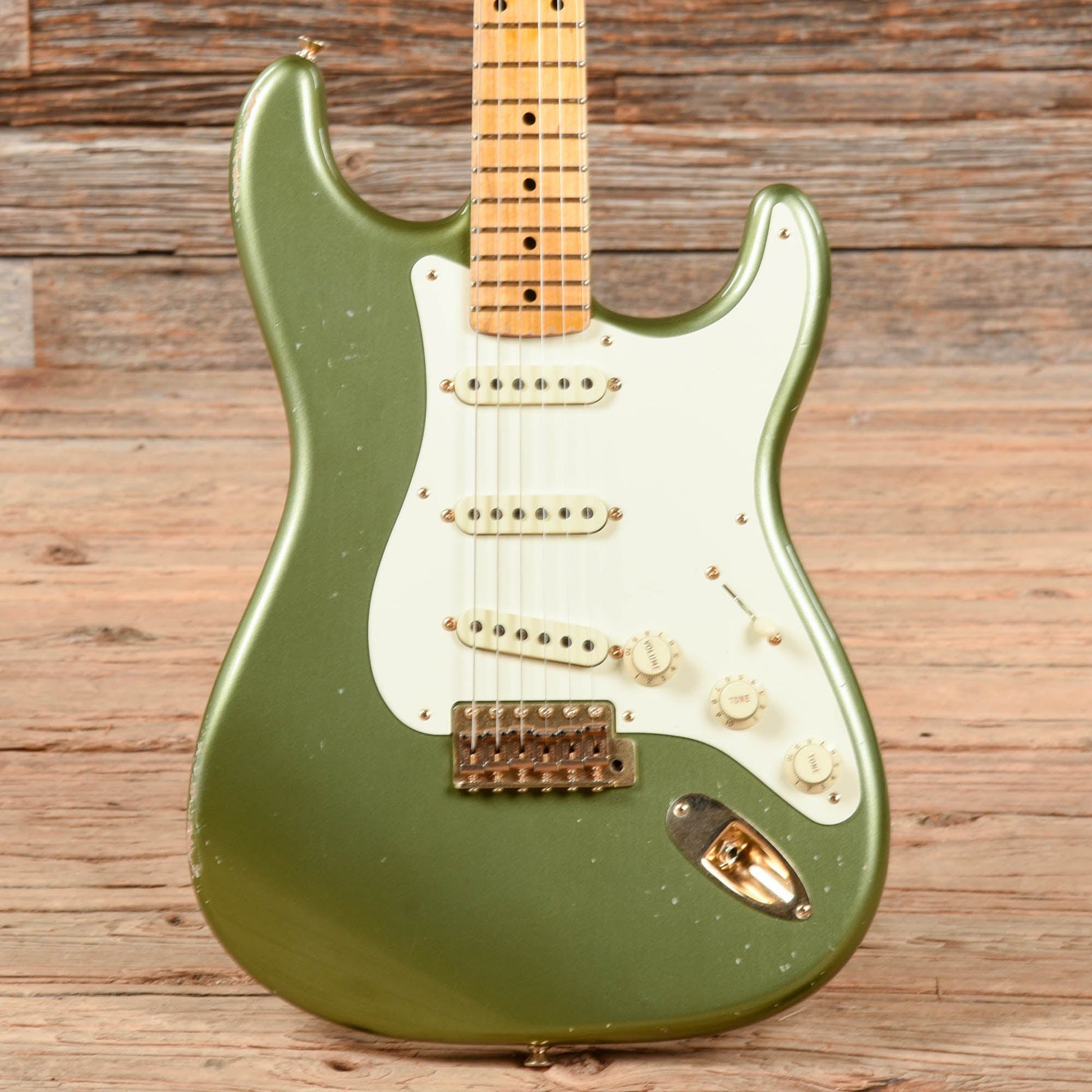 Fender Custom Shop Todd Krause Master Design 50s Relic Stratocaster Moss Green 2014 Electric Guitars / Solid Body