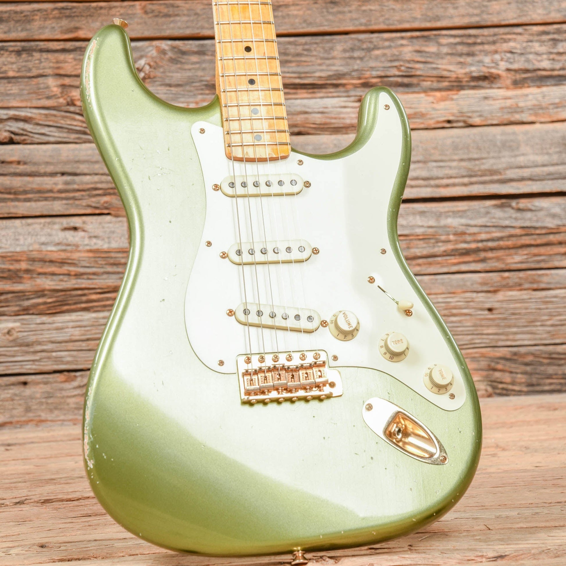 Fender Custom Shop Todd Krause Master Design 50s Relic Stratocaster Moss Green 2014 Electric Guitars / Solid Body