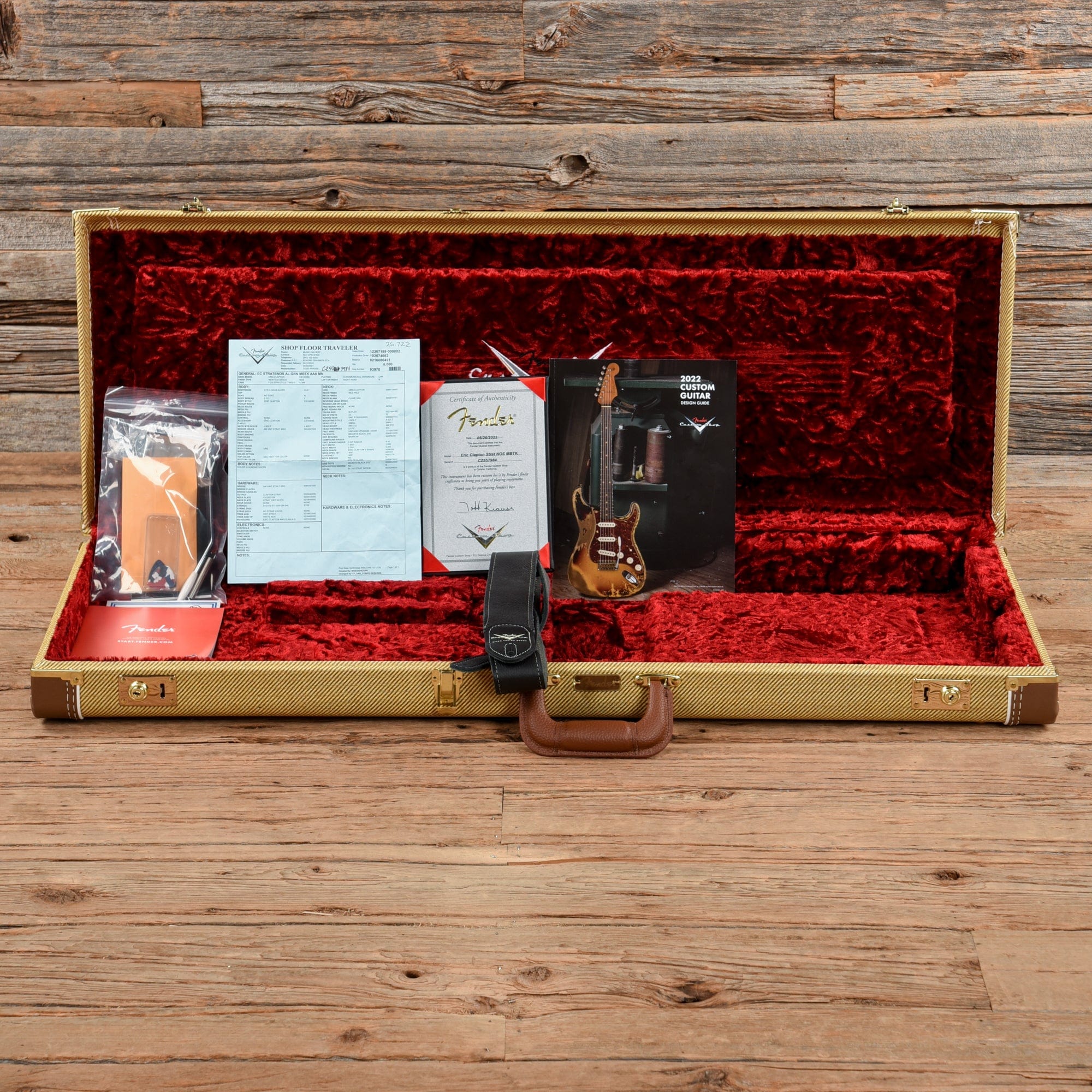 Fender Custom Shop Todd Krause Masterbuilt Eric Clapton Stratocaster NOS Almond Green 2022 Electric Guitars / Solid Body