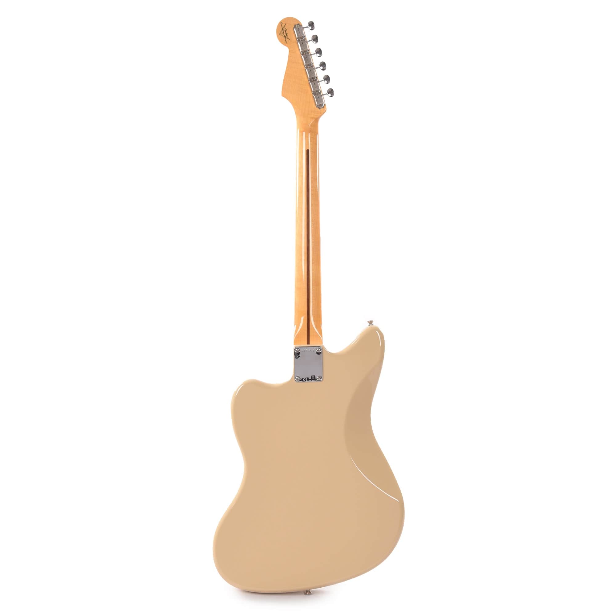 Fender Custom Shop Vintage Custom 1958 Jazzmaster Maple Neck Aged Desert Sand Electric Guitars / Solid Body