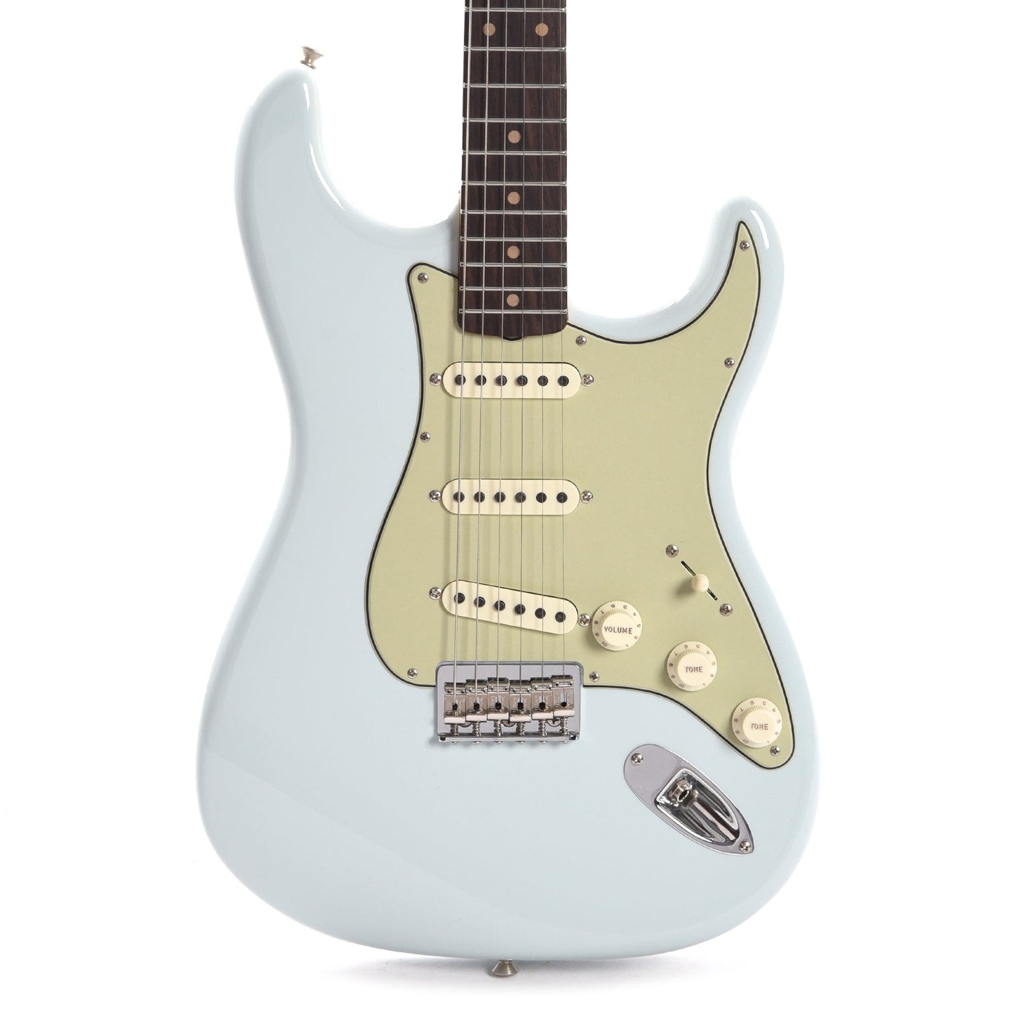 Fender Custom Shop Vintage Custom 1959 Hardtail Stratocaster Faded Aged Sonic Blue Electric Guitars / Solid Body