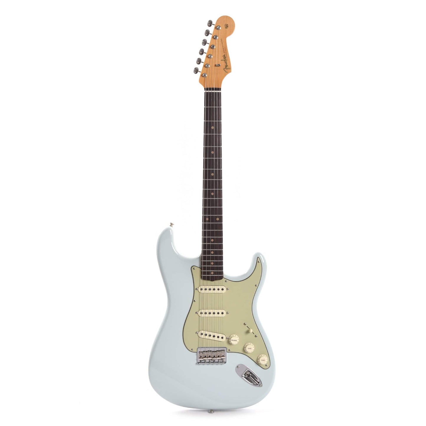 Fender Custom Shop Vintage Custom 1959 Hardtail Stratocaster Faded Aged Sonic Blue Electric Guitars / Solid Body