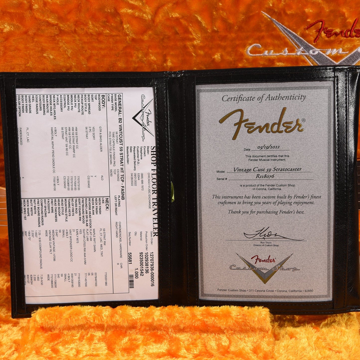 Fender Custom Shop Vintage Custom 1959 Hardtail Stratocaster Faded Aged Sonic Blue Electric Guitars / Solid Body