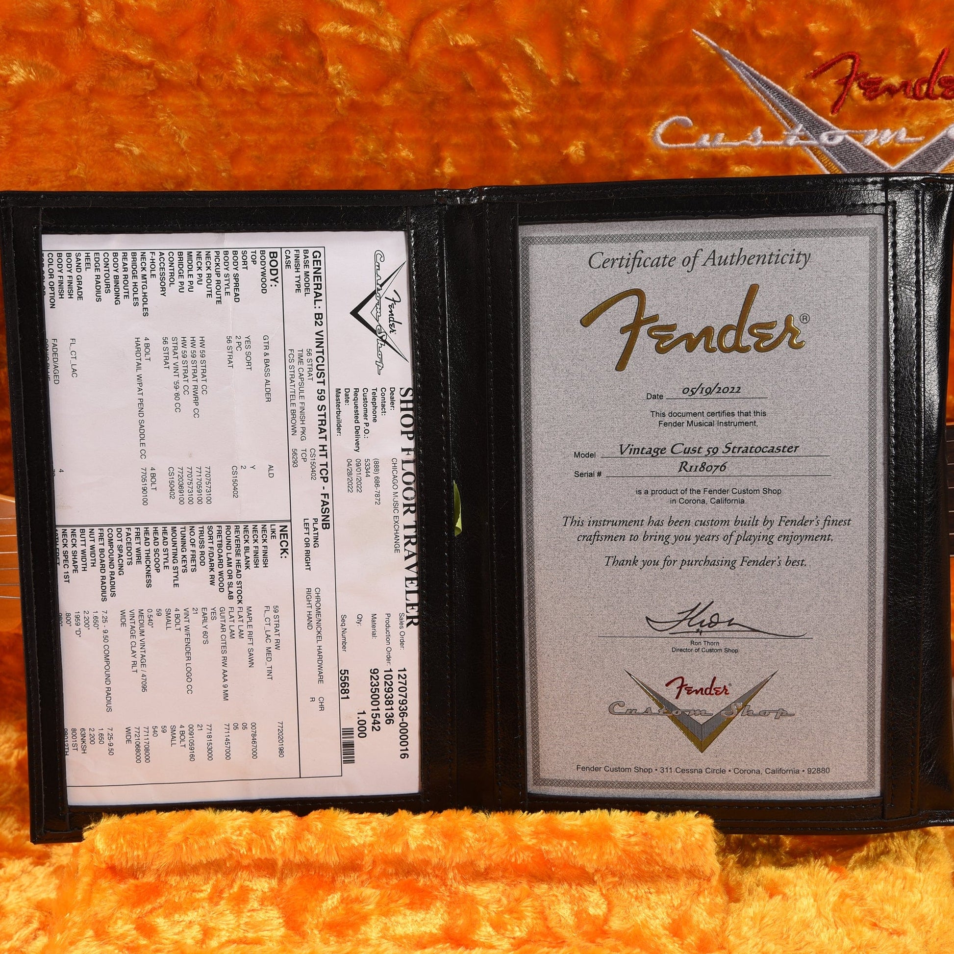 Fender Custom Shop Vintage Custom 1959 Hardtail Stratocaster Faded Aged Sonic Blue Electric Guitars / Solid Body