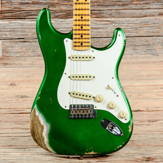 Fender Custom Shop Wildwood 10 1955 Stratocaster Heavy Relic Cadillac Green 2019 Electric Guitars / Solid Body