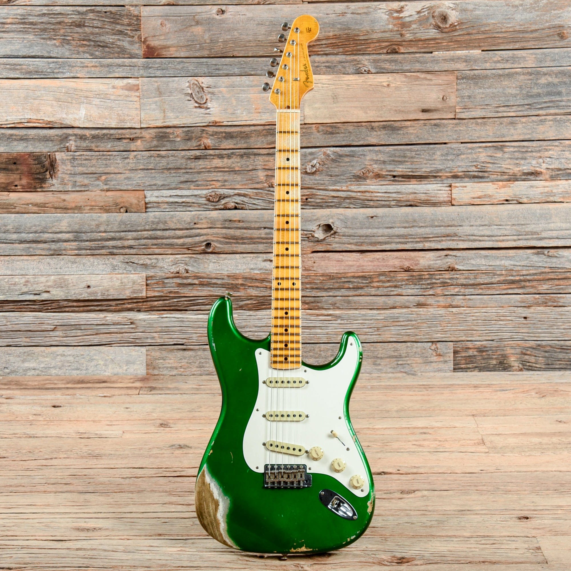 Fender Custom Shop Wildwood 10 1955 Stratocaster Heavy Relic Cadillac Green 2019 Electric Guitars / Solid Body