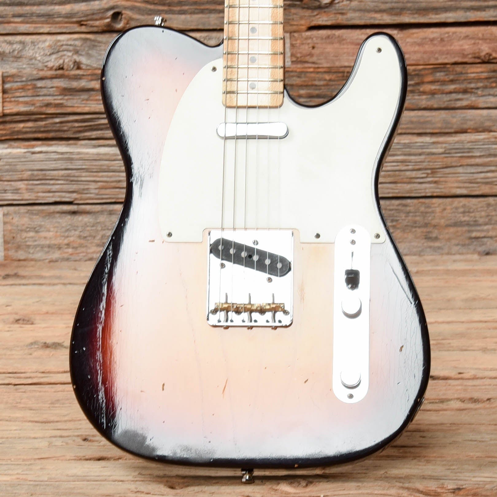 Fender Custom Shop Wildwood 10 1955 Telecaster Journeyman Relic Sunburst 2017 Electric Guitars / Solid Body