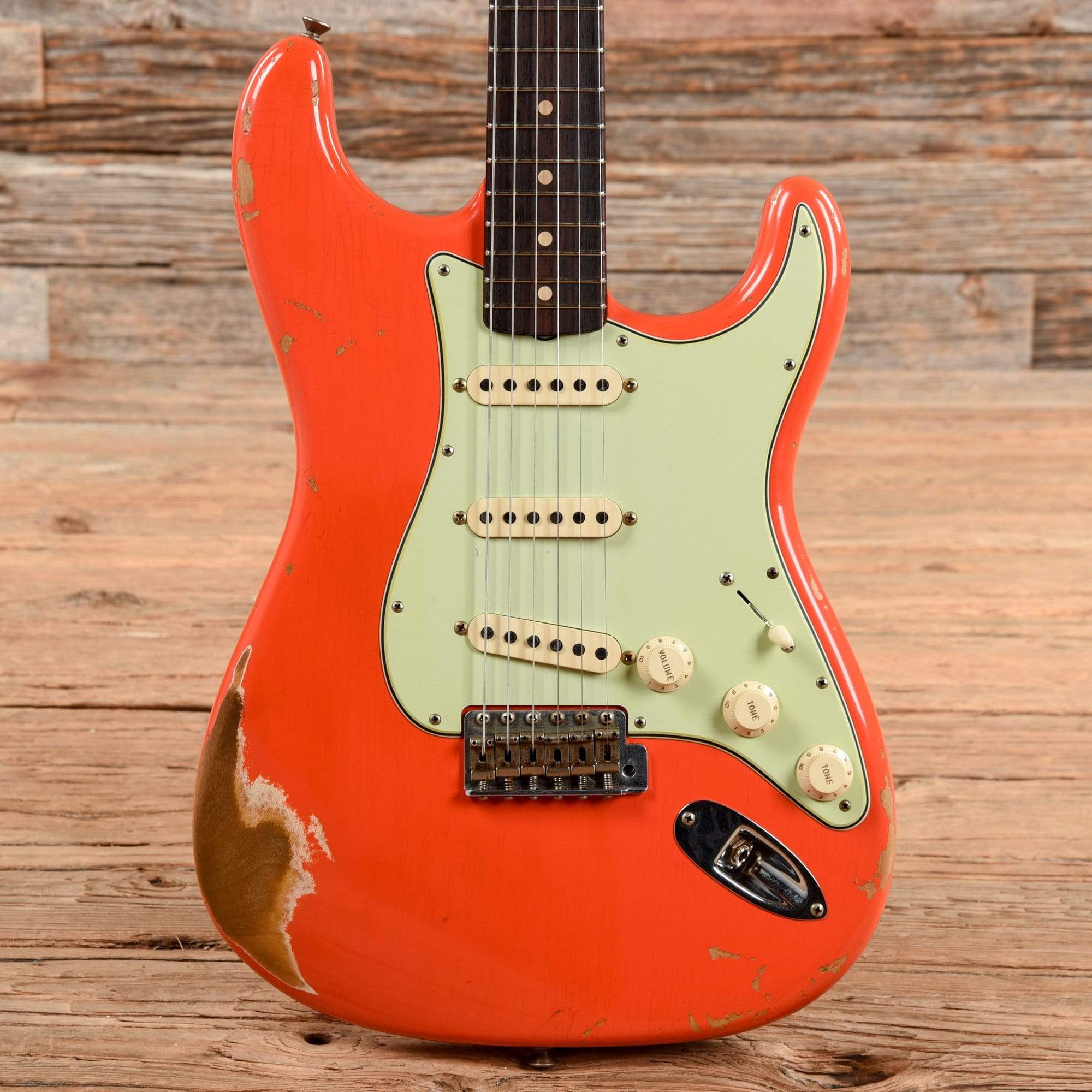 Fender Custom Shop Wildwood 10 1961 Stratocaster Relic Faded Cadmium Orange 2020 Electric Guitars / Solid Body