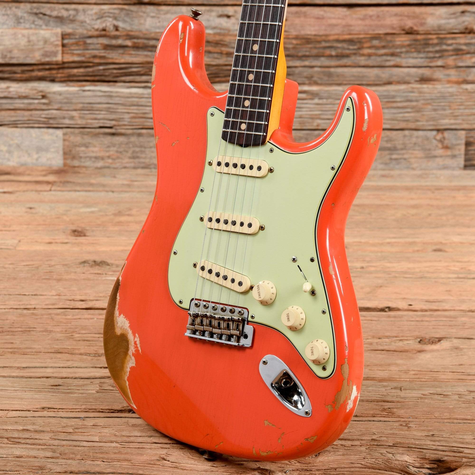 Fender Custom Shop Wildwood 10 1961 Stratocaster Relic Faded Cadmium Orange 2020 Electric Guitars / Solid Body