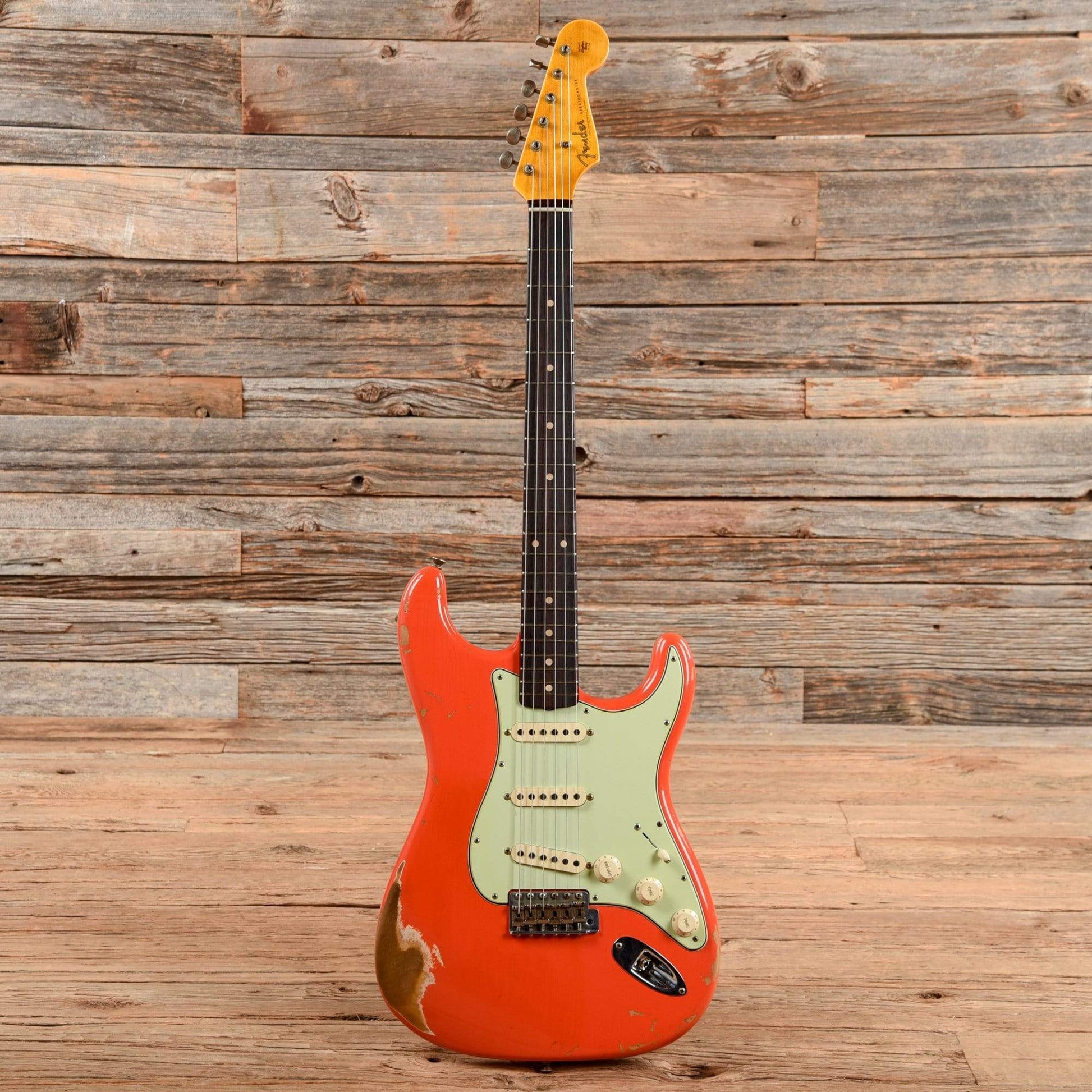 Fender Custom Shop Wildwood 10 1961 Stratocaster Relic Faded Cadmium Orange 2020 Electric Guitars / Solid Body