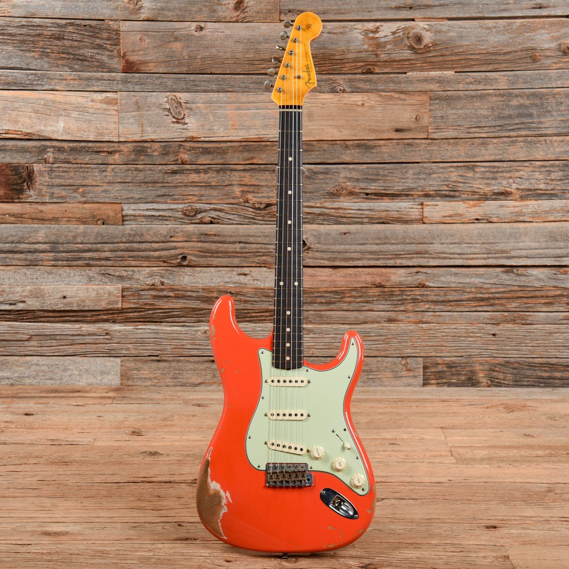 Fender Custom Shop Wildwood 10 1961 Stratocater Relic Faded Cadmium Orange 2020 Electric Guitars / Solid Body