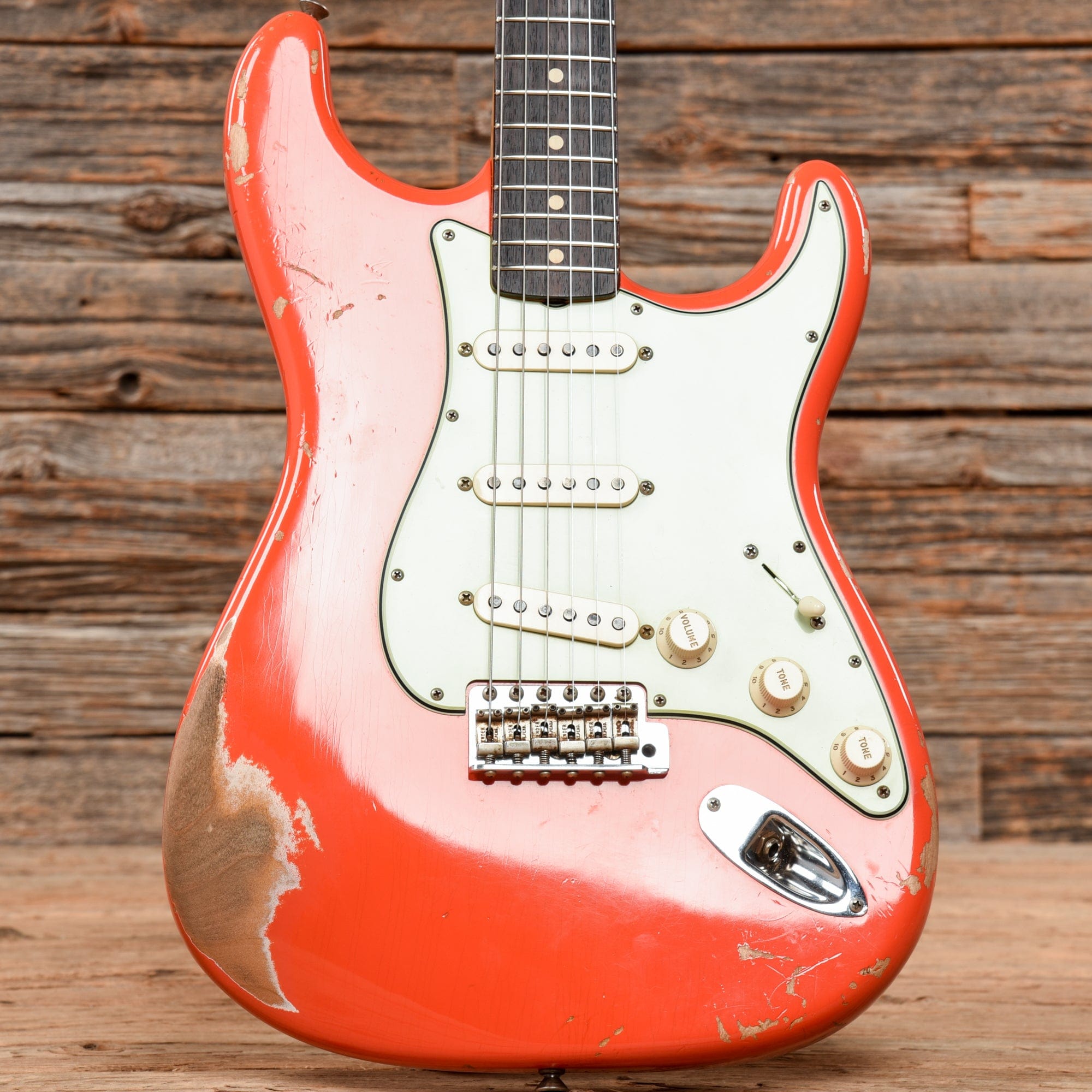 Fender Custom Shop Wildwood 10 1961 Stratocater Relic Faded Cadmium Orange 2020 Electric Guitars / Solid Body