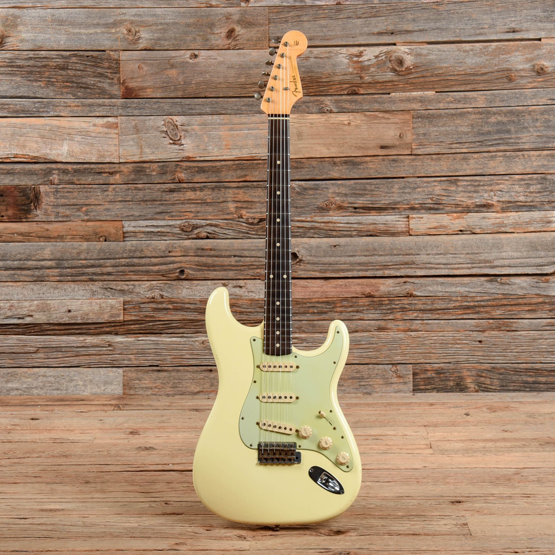 Fender Custom Shop WW10 1961 Stratocaster Relic Olympic White 2011 Electric Guitars / Solid Body