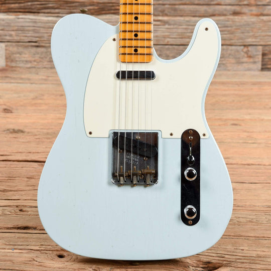 Fender Custom Shop WW10 '52 Telecaster Journeyman Relic Faded Sonic Blue 2021 Electric Guitars / Solid Body