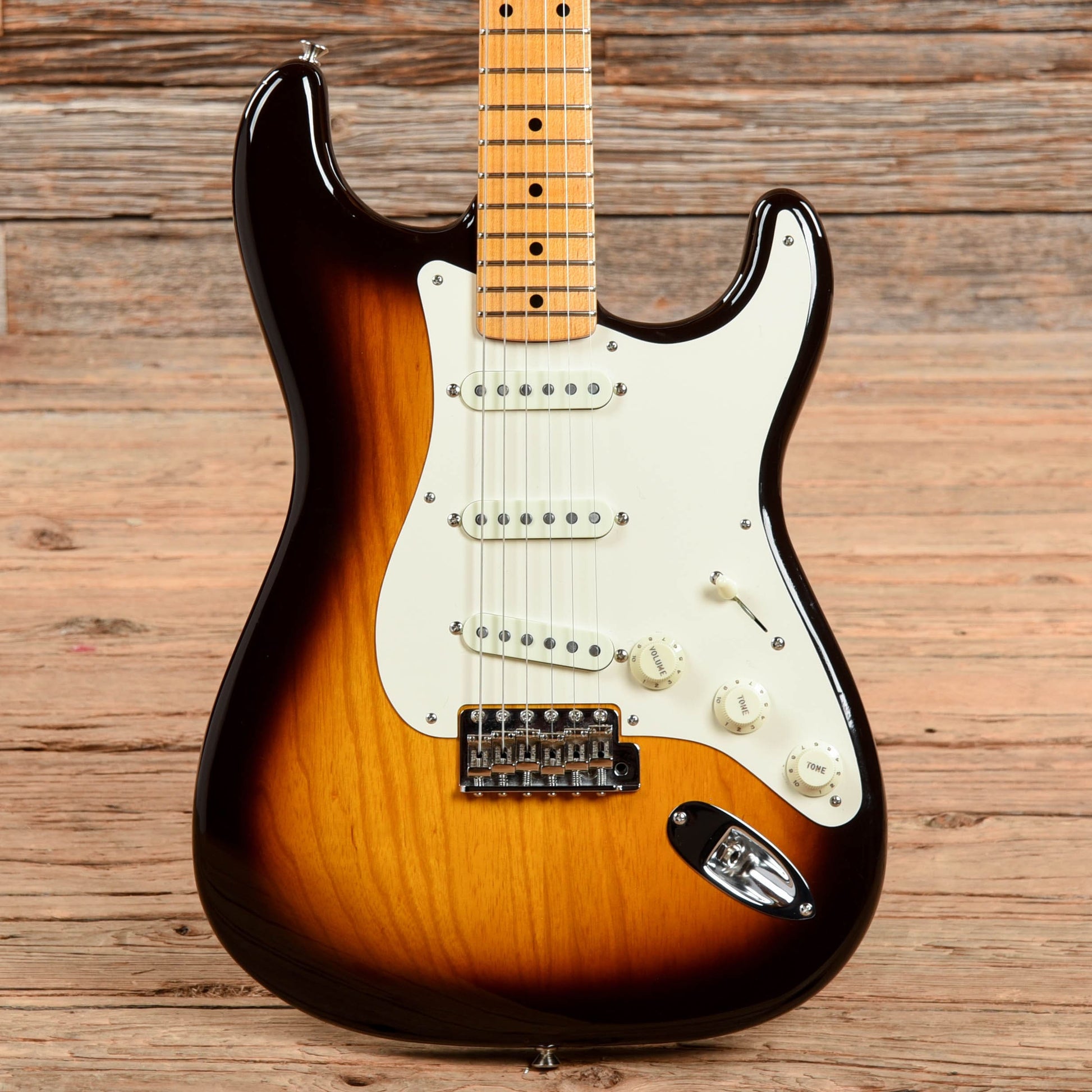 Fender Custom Shop WW10 '55 Stratocaster Relic Ready Sunburst Electric Guitars / Solid Body
