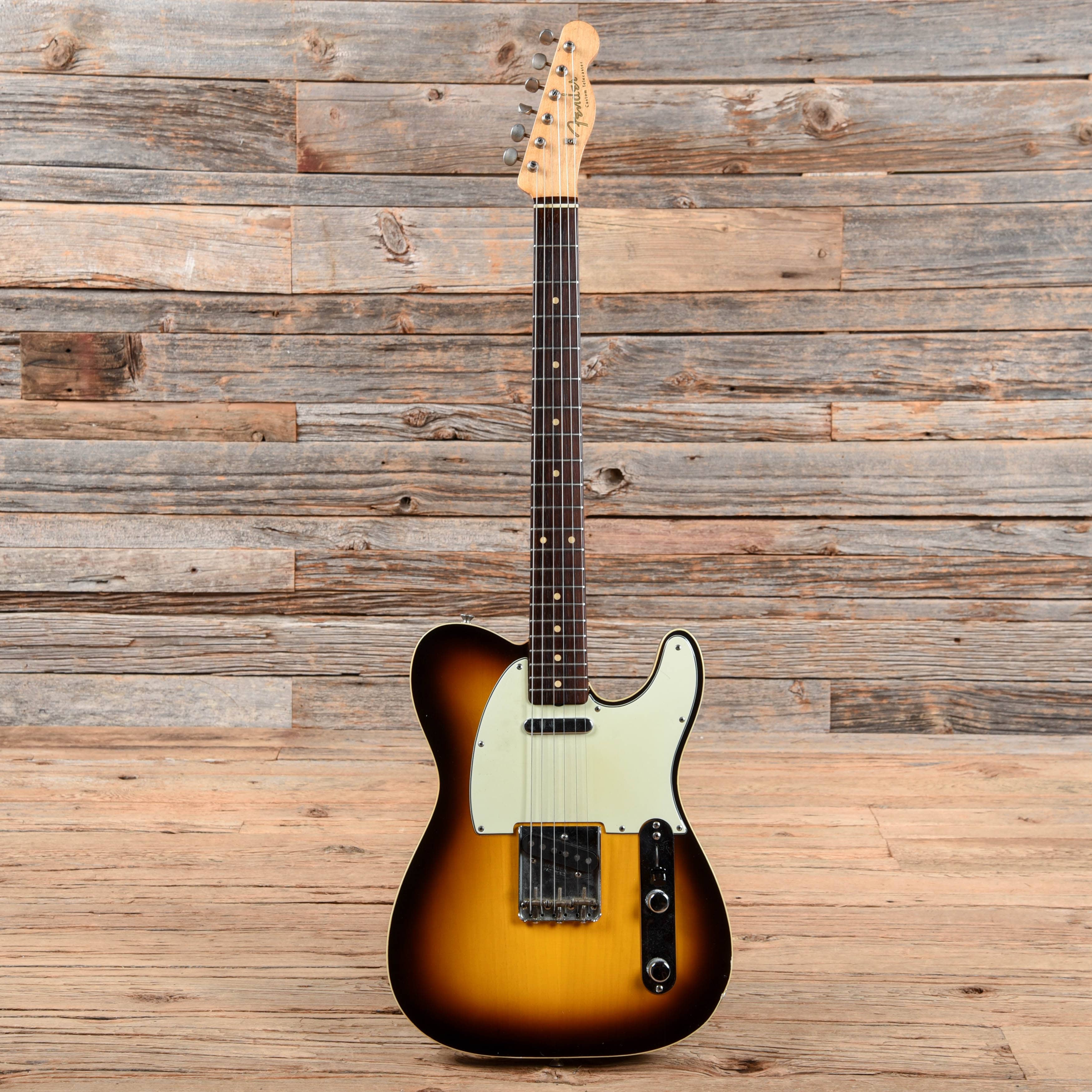 Fender Custom Telecaster Sunburst Refin 1960 Electric Guitars / Solid Body