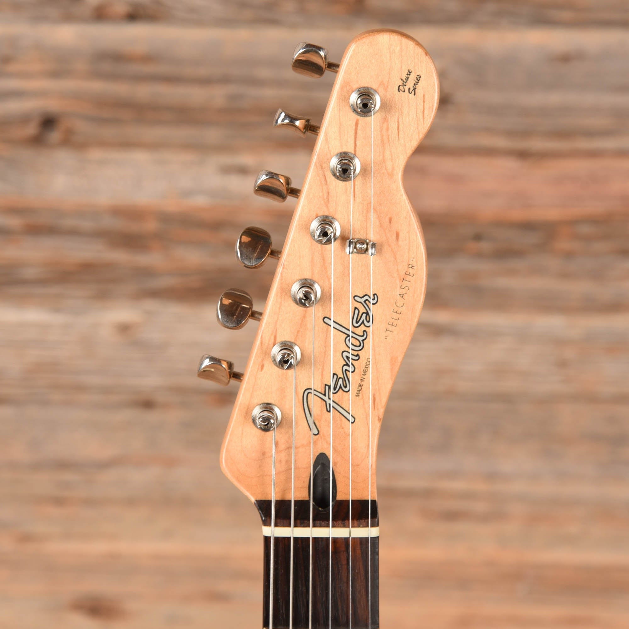Fender Deluxe Nashville Telecaster White Electric Guitars / Solid Body