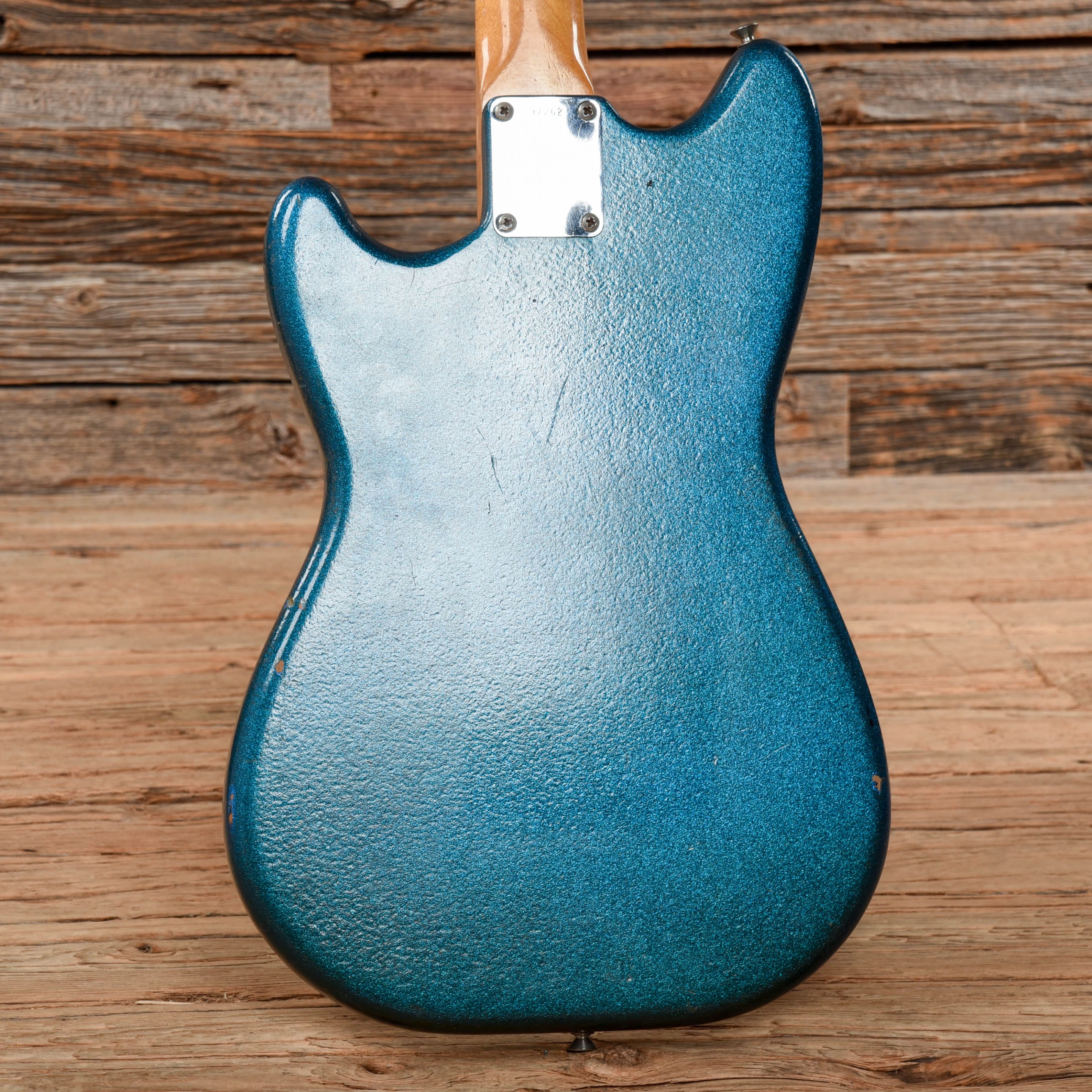 Fender Duo-Sonic Blue Sparkle Refin 1963 Electric Guitars / Solid Body