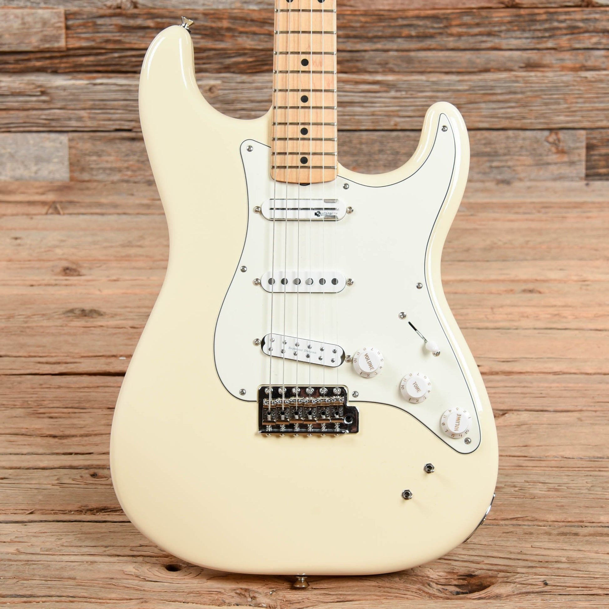 Fender EOB Ed O'Brien Signature Sustainer Stratocaster Olympic White 2021 Electric Guitars / Solid Body