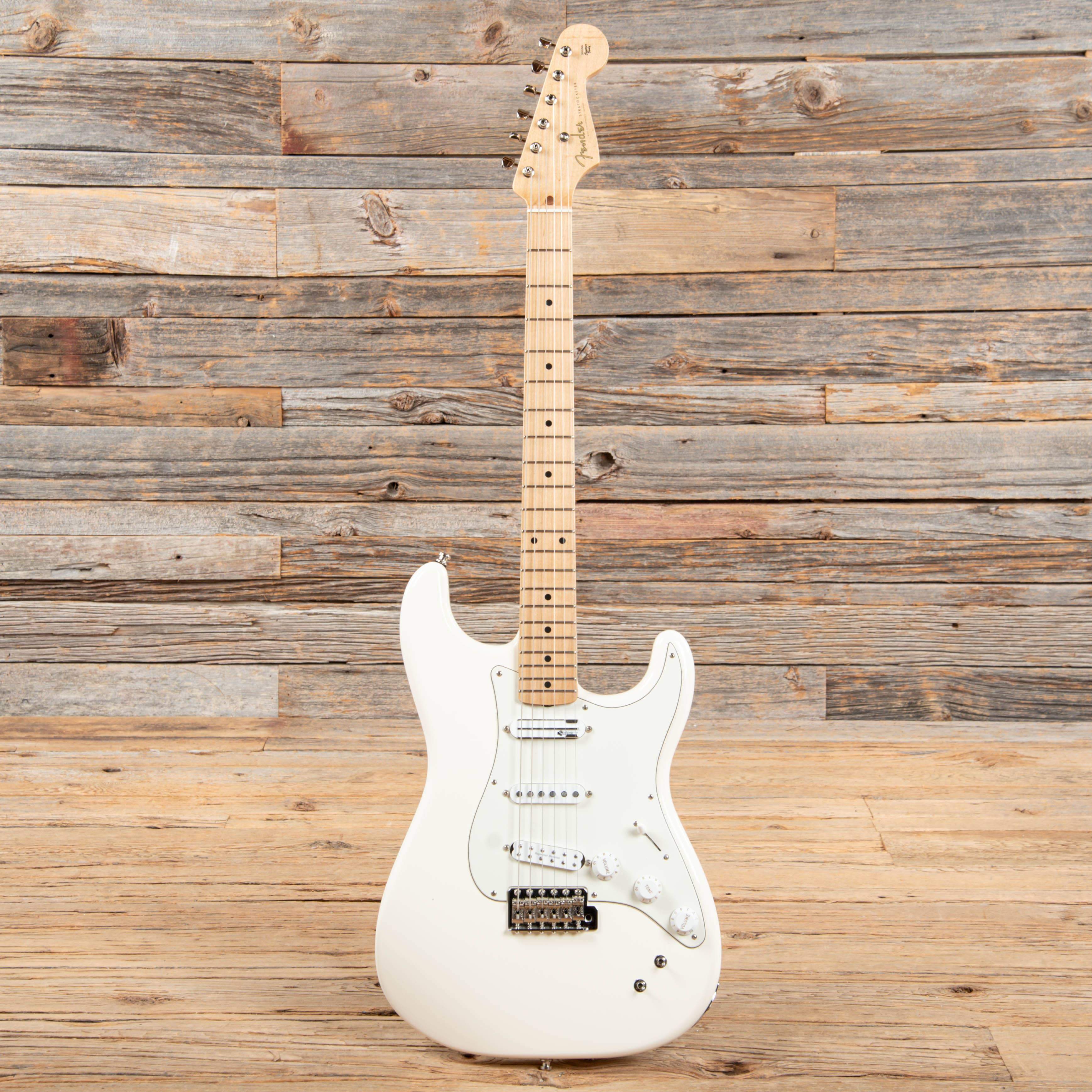 Fender Fender Artist Ed O'Brien Stratocaster Olympic White 2017 Electric Guitars / Solid Body