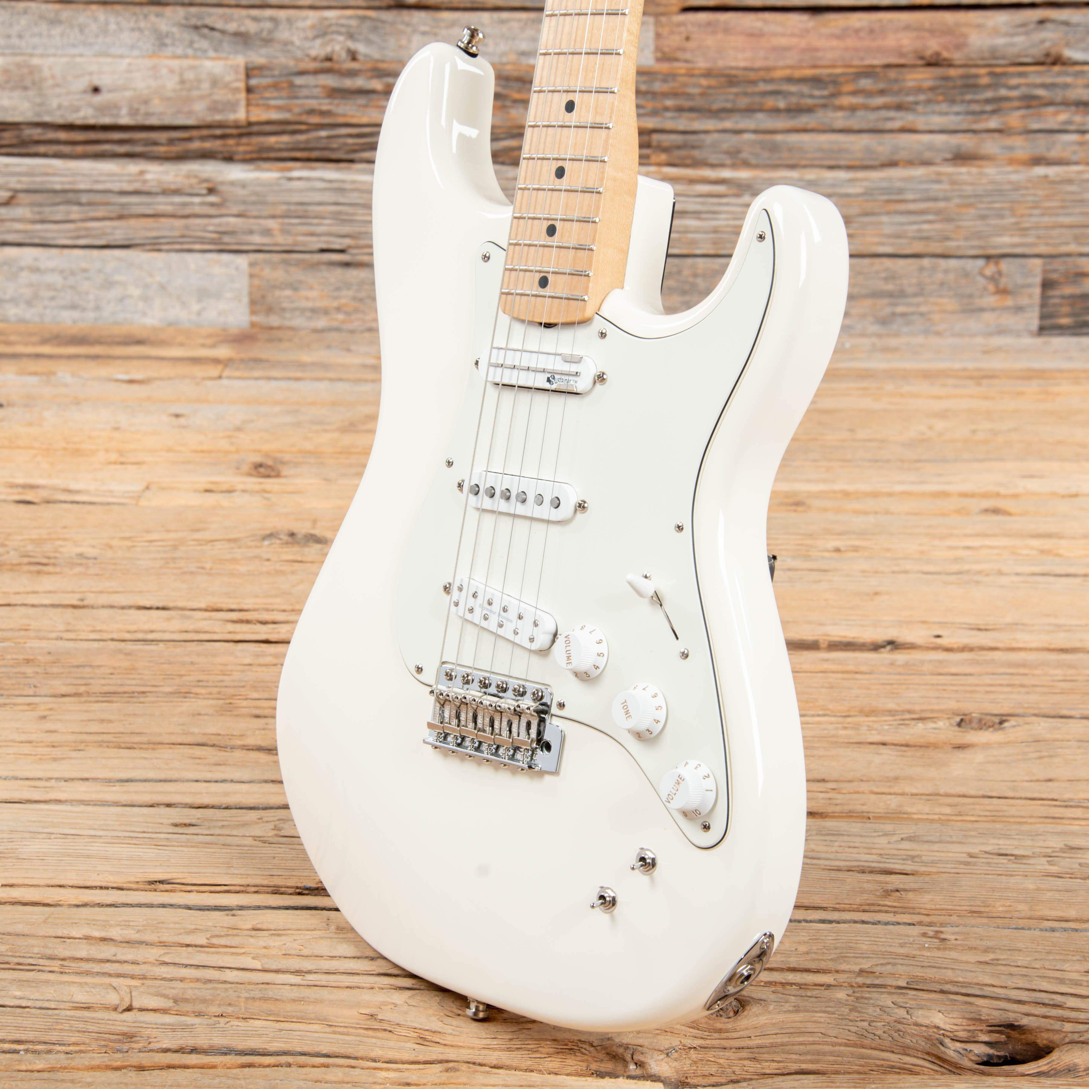 Fender Fender Artist Ed O'Brien Stratocaster Olympic White 2017 Electric Guitars / Solid Body